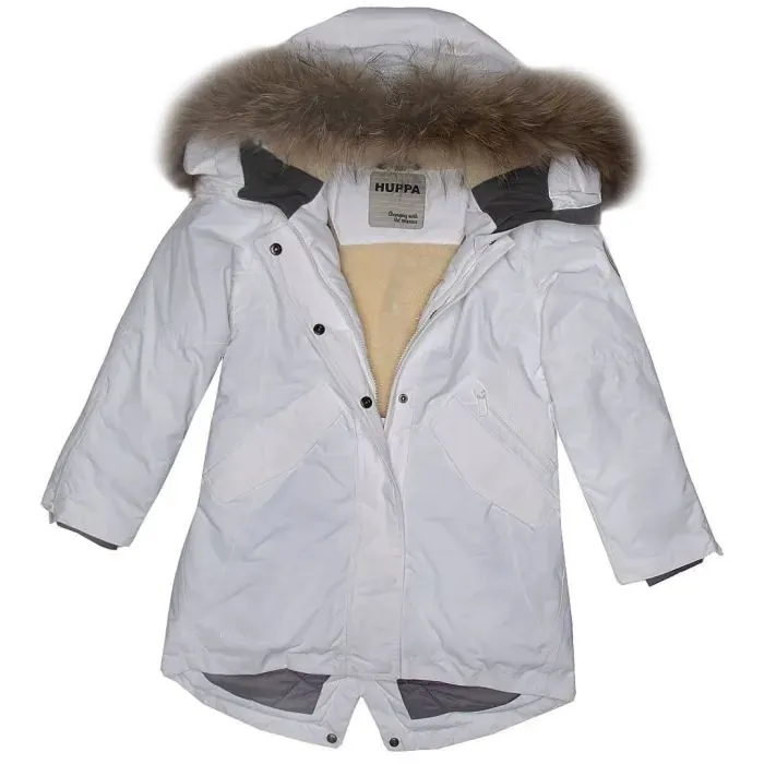 Пальто дитяче Huppa VIVIAN 1 12490120 білий 00020 140 (4741468739489) зображення 5