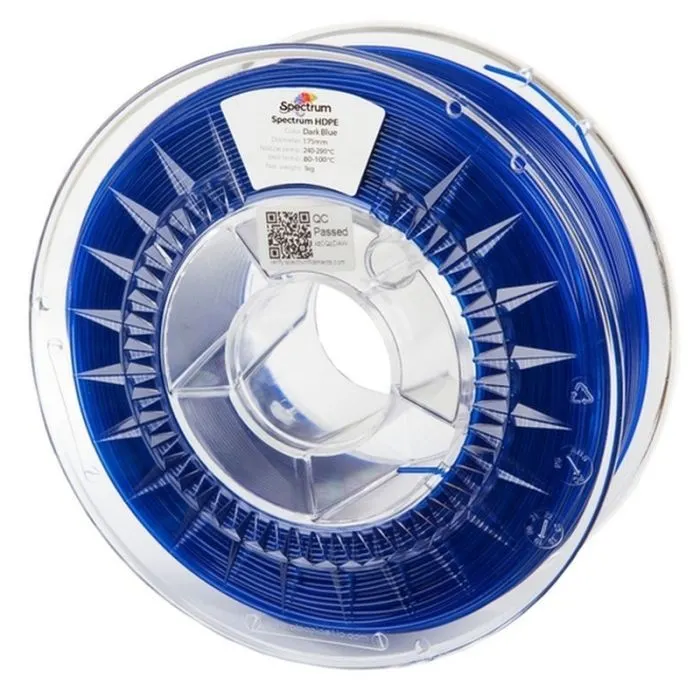 Пластик для 3D-принтера Spectrum HDPE 1.75mm 1kg, Blue, Dark (81641)