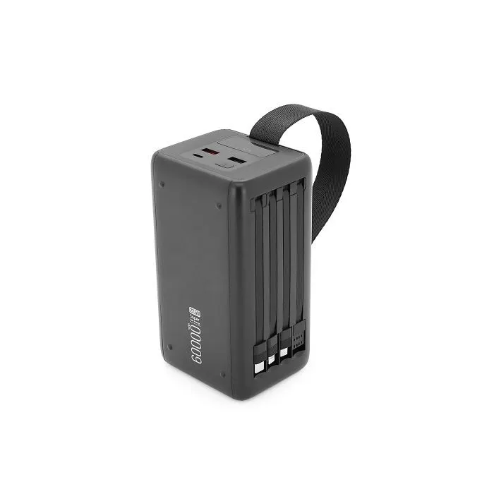 Батарея универсальная ACL 60000mAh, 22.5W, Flashlight (PW-151) изображение 2