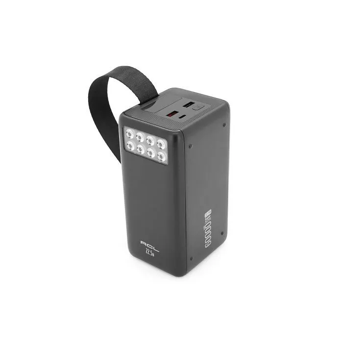 Батарея универсальная ACL 60000mAh, 22.5W, Flashlight (PW-151) изображение 5