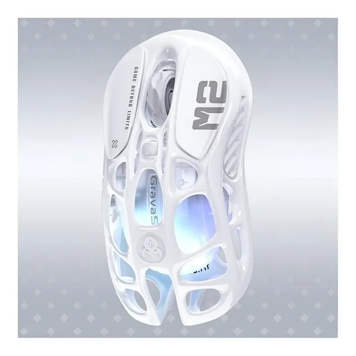 Мышка GravaStar Mercury M2 RGB Wireless/Bluetooth/USB Opaline White (GRAVASTARM2_WHT) изображение 2