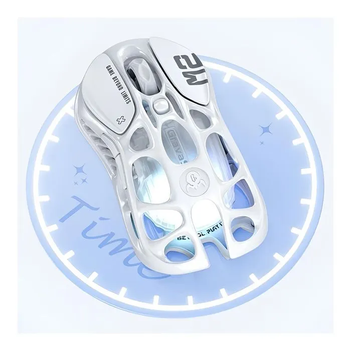 Мышка GravaStar Mercury M2 RGB Wireless/Bluetooth/USB Opaline White (GRAVASTARM2_WHT) изображение 8