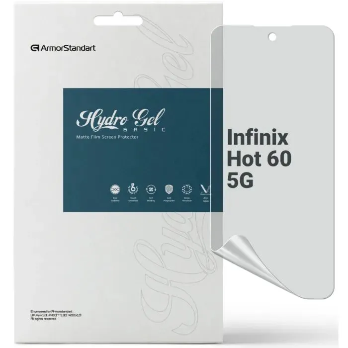 Пленка защитная Armorstandart Matte hydrogel Infinix Hot 60 5G (ARM87316)