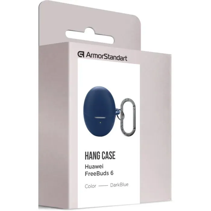 Чехол для наушников Armorstandart Hang Case For Huawei FreeBuds 6 Dark Blue (ARM86143) изображение 3