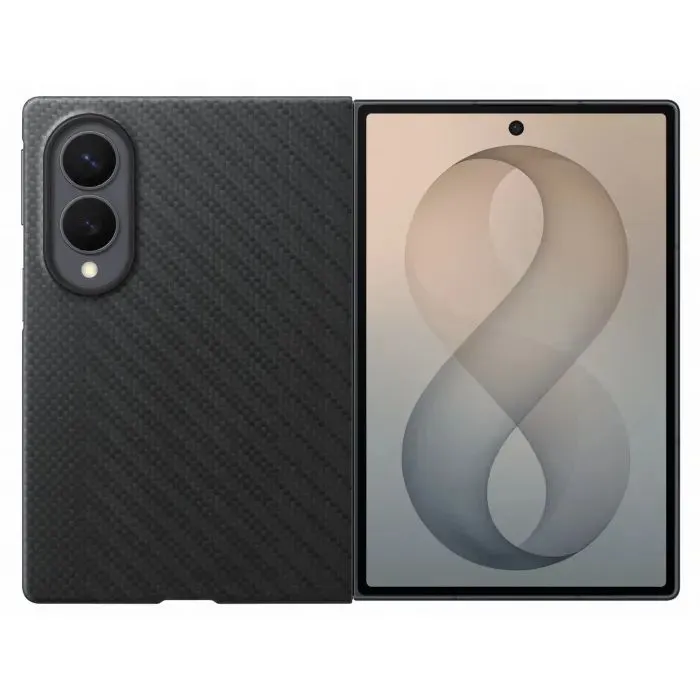 Чохол до мобільного телефона Samsung Galaxy Fold 8 Carbon Magnet Black (EF-KF971SBEGUA) зображення 3