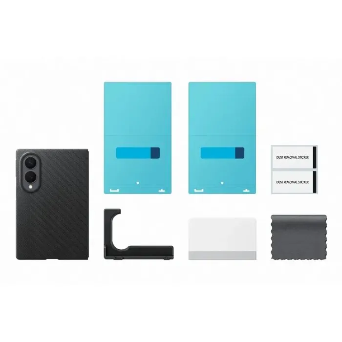 Чохол до мобільного телефона Samsung Galaxy Fold 8 Carbon Magnet Black (EF-KF971SBEGUA) зображення 5
