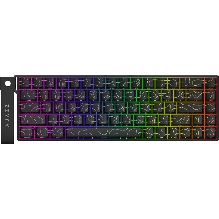 Клавіатура Ajazz AK680 V2 Ice Island Magnetic Switch USB Black (AK680-V2-I-S-B)