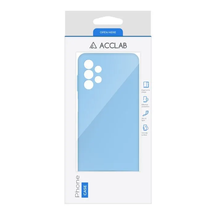 Чохол до мобільного телефона ACCLAB SoftShell Samsung Galaxy A13 4G Light Blue (1283126557170) зображення 2