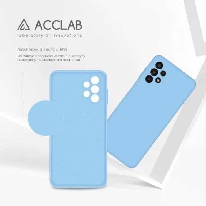 Чохол до мобільного телефона ACCLAB SoftShell Samsung Galaxy A13 4G Light Blue (1283126557170) зображення 5