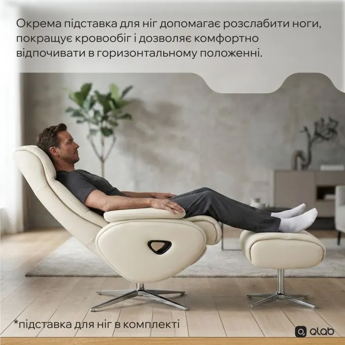 Офісне крісло Qlab RC210B Black (RC210B) зображення 12