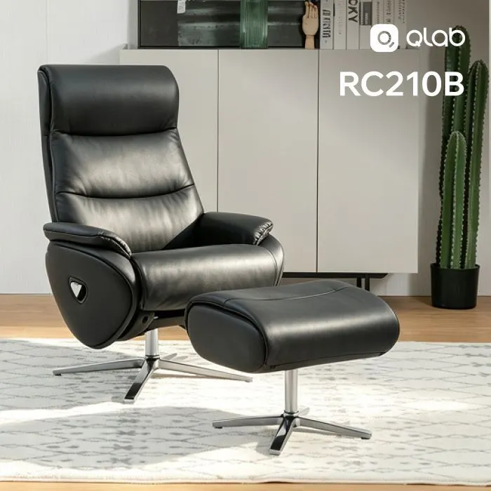 Офісне крісло Qlab RC210B Black (RC210B) зображення 8