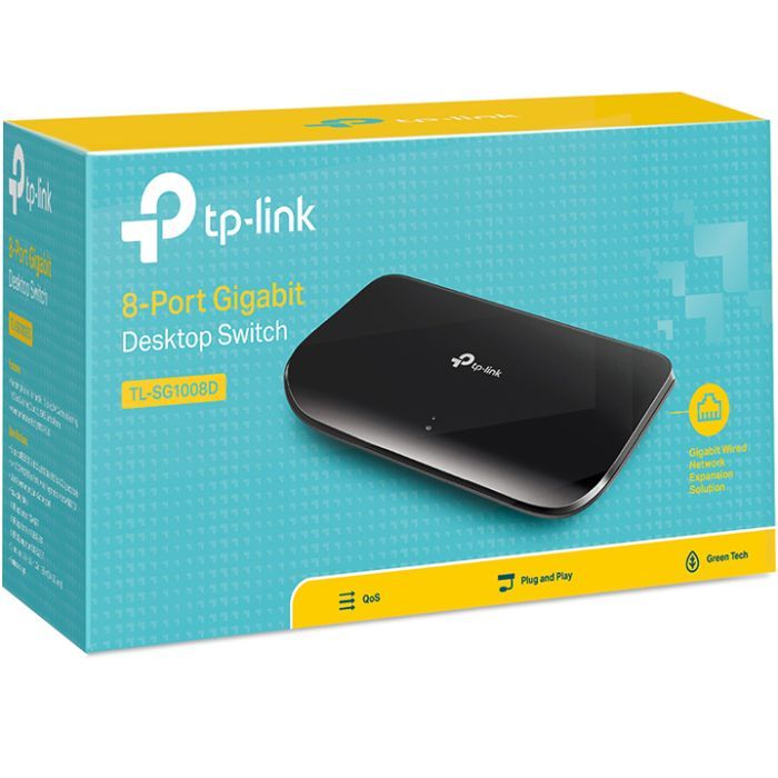 Комутатор мережевий TP-Link TL-SG1008D зображення 6
