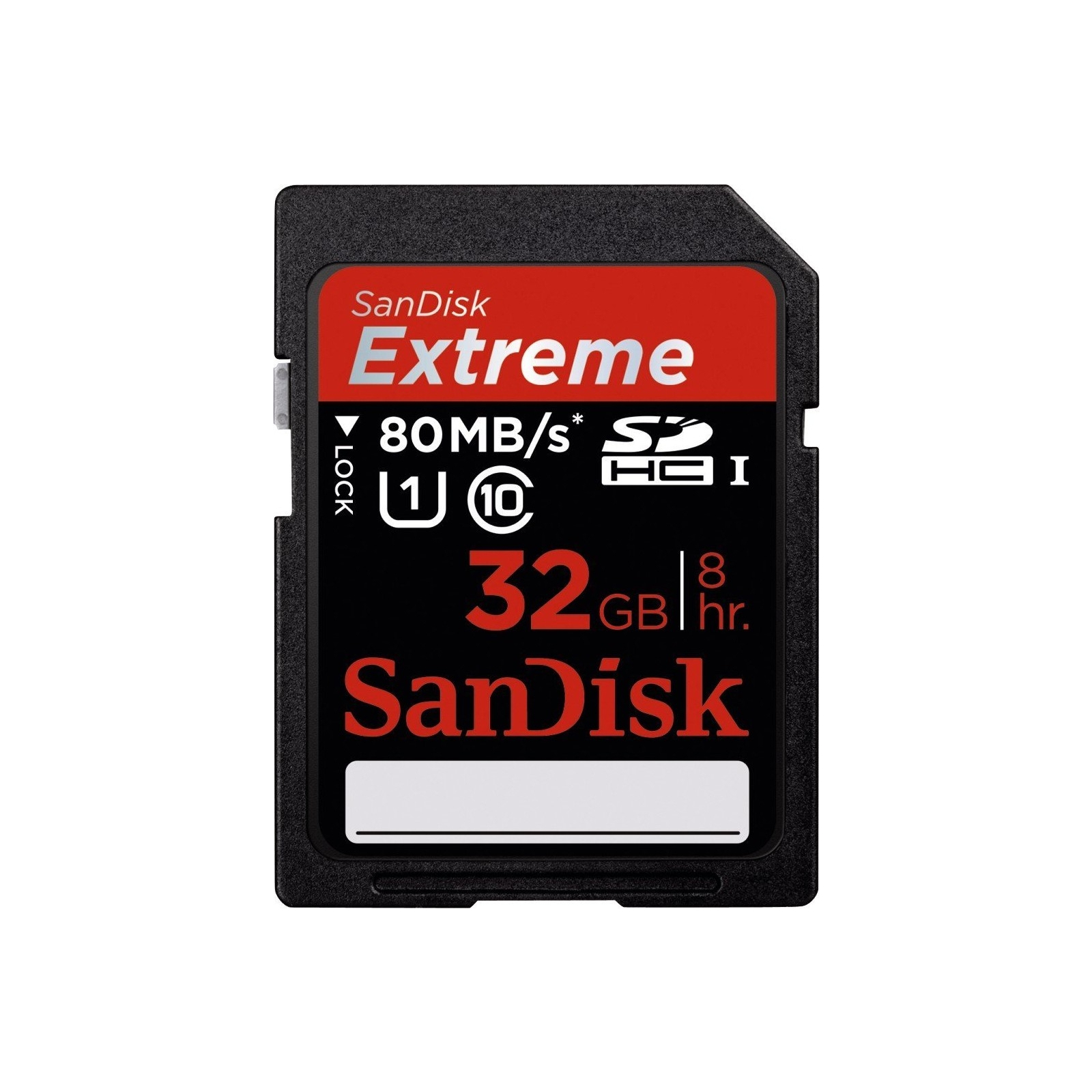 Карта памяти SanDisk 32Gb SDHC HD Video eXtreme UHS-I Class 10 (SDSDXS-032G-X46)