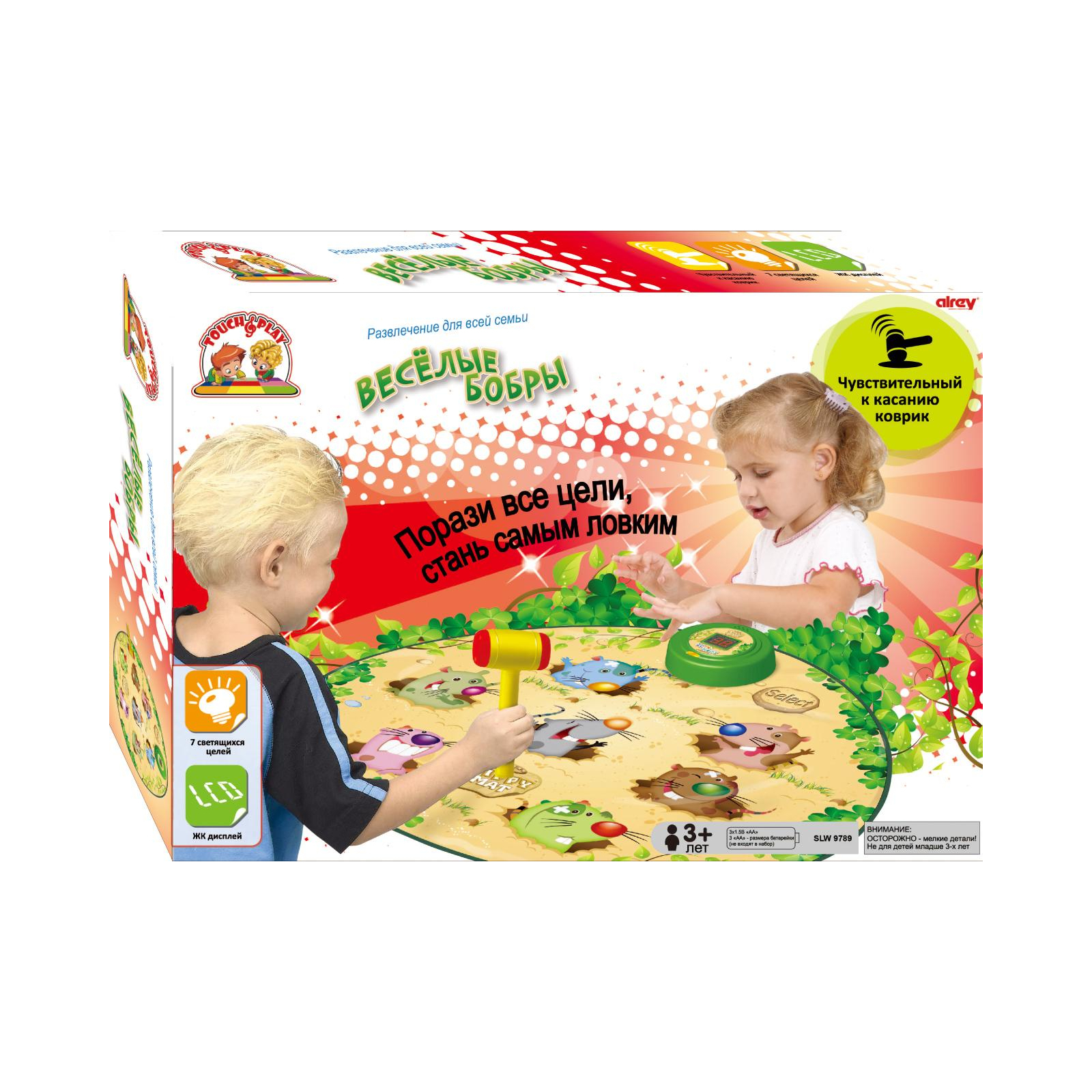 Детский коврик Touch&Play Веселые бобры с молоточком (SLW9789)