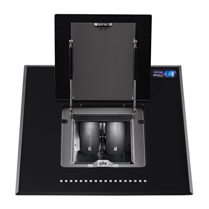 Вытяжка кухонная Pyramida HES 30 (D-900 MM) BLACK /AJ изображение 7