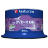 Диск DVD Verbatim 8.5Gb 8X CakeBox 50 шт MATT SILVER SURFACE (43758) изображение 2