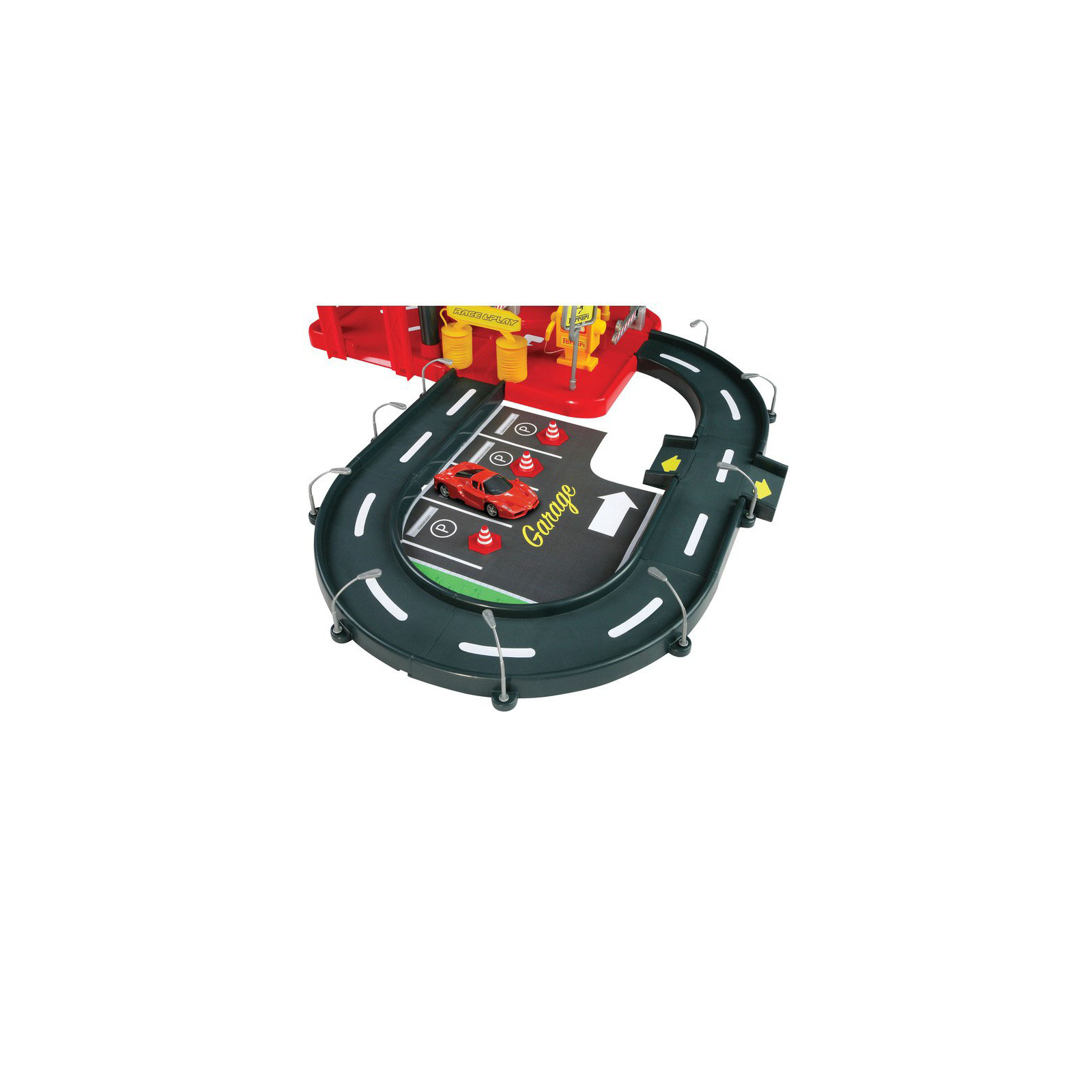 Ігровий набір Bburago Гараж Ferrari (3 рівні, 2 машинки 1:43) (18-31204) зображення 2