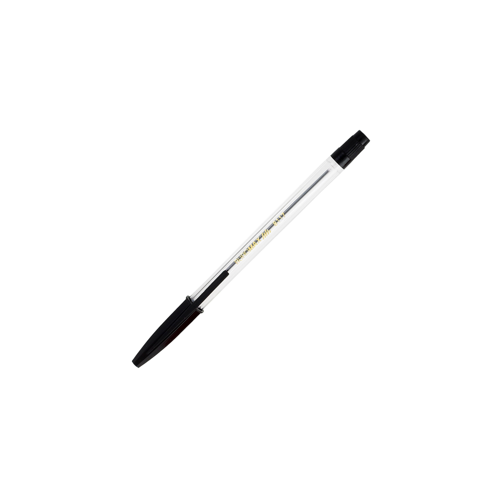 Ручка шариковая Buromax non-retractable JOBMAX Corvina, black (BM.8117-02)