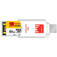 Карта памяти Strontium Flash 64GB microSD Class 10 USH-I 566X (SRN64GTFU1T) изображение 2