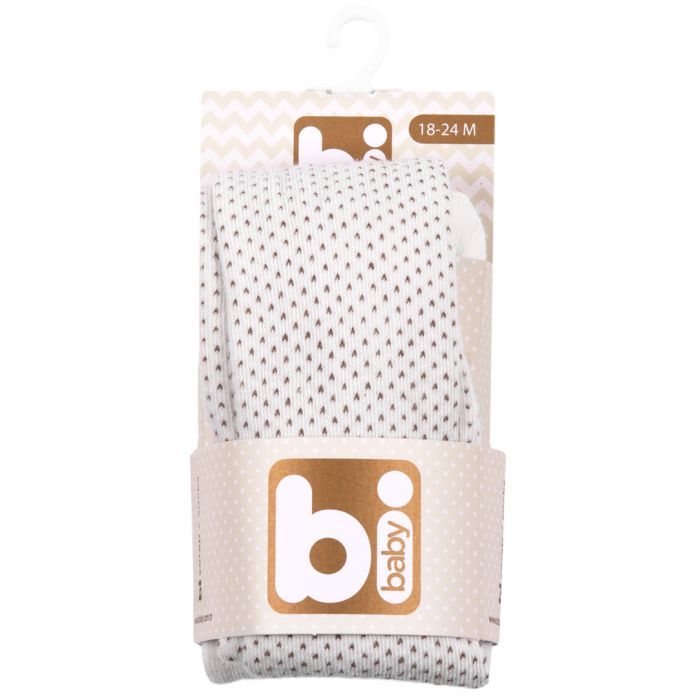 Колготки детские Bibaby для девочек в точечку белые (68001-92/G-white) изображение 4