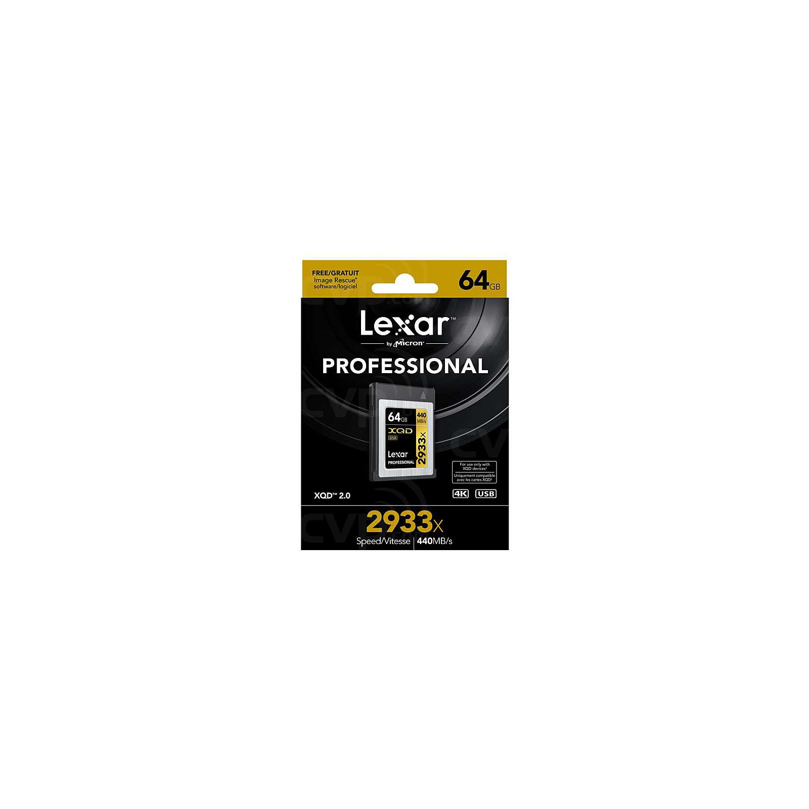 Lexar Professional 2933x XQD64GB③ Used Lexar 64GB Professional 2933x XQD Card | MPB