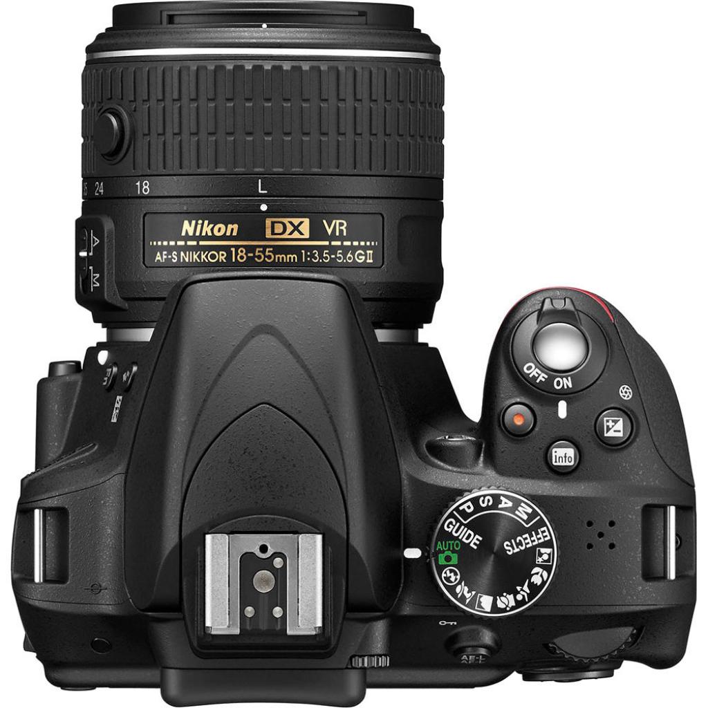 Цифровий фотоапарат Nikon D3300 Kit 18-55 VR AF-P + 55-200VR II (VBA390K009) зображення 5
