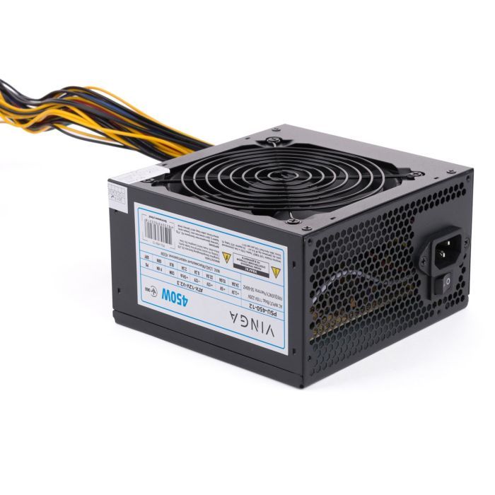 Блок живлення Vinga 450W ОЕМ (PSU-450-12) зображення 9