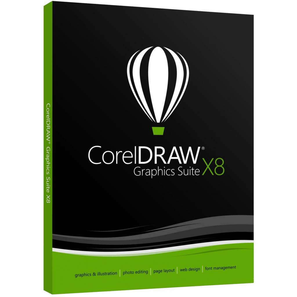 ПЗ для мультимедіа Corel CorelDRAW Graphics Suite X8 RU for Windows (CDGSX8RUDP)
