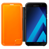 Чехол для мобильного телефона Samsung для A320 - Neon Flip Cover (Black) (EF-FA320PBEGRU) изображение 4