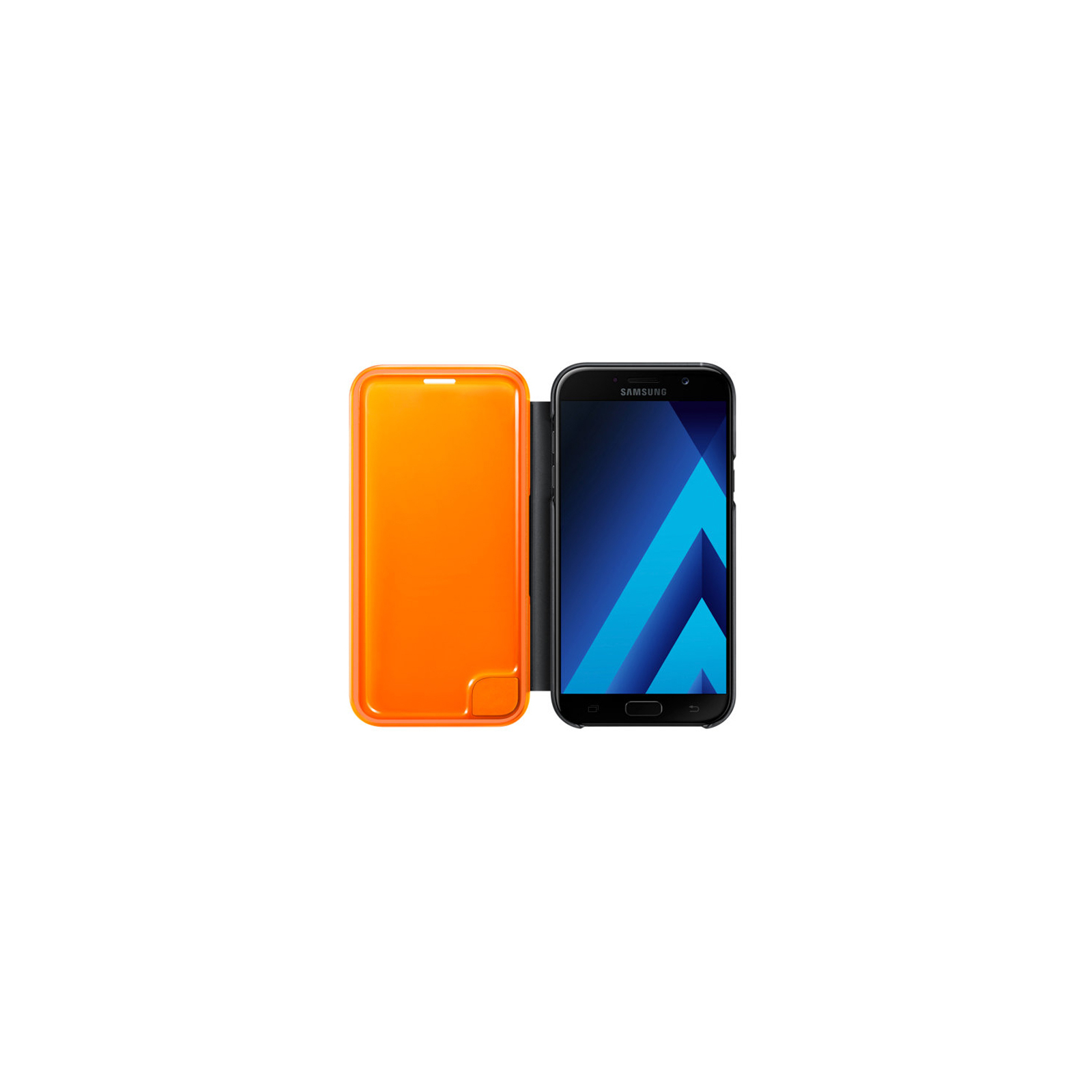 Чохол до мобільного телефона Samsung для A320 - Neon Flip Cover (Black) (EF-FA320PBEGRU) зображення 4