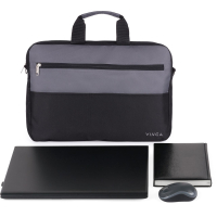 Сумка для ноутбука Vinga 15.6" NB177GB gray-black (NB177GB) изображение 2