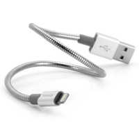 Дата кабель USB 2.0 AM to Lightning 1.0m silver Verbatim (48859) изображение 3