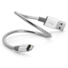 Дата кабель USB 2.0 AM to Lightning 1.0m silver Verbatim (48859) зображення 3