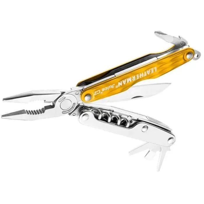 Мультитул Leatherman Juice C2- SUNRISE YELLOW с кожаным чехлом (831934) изображение 11