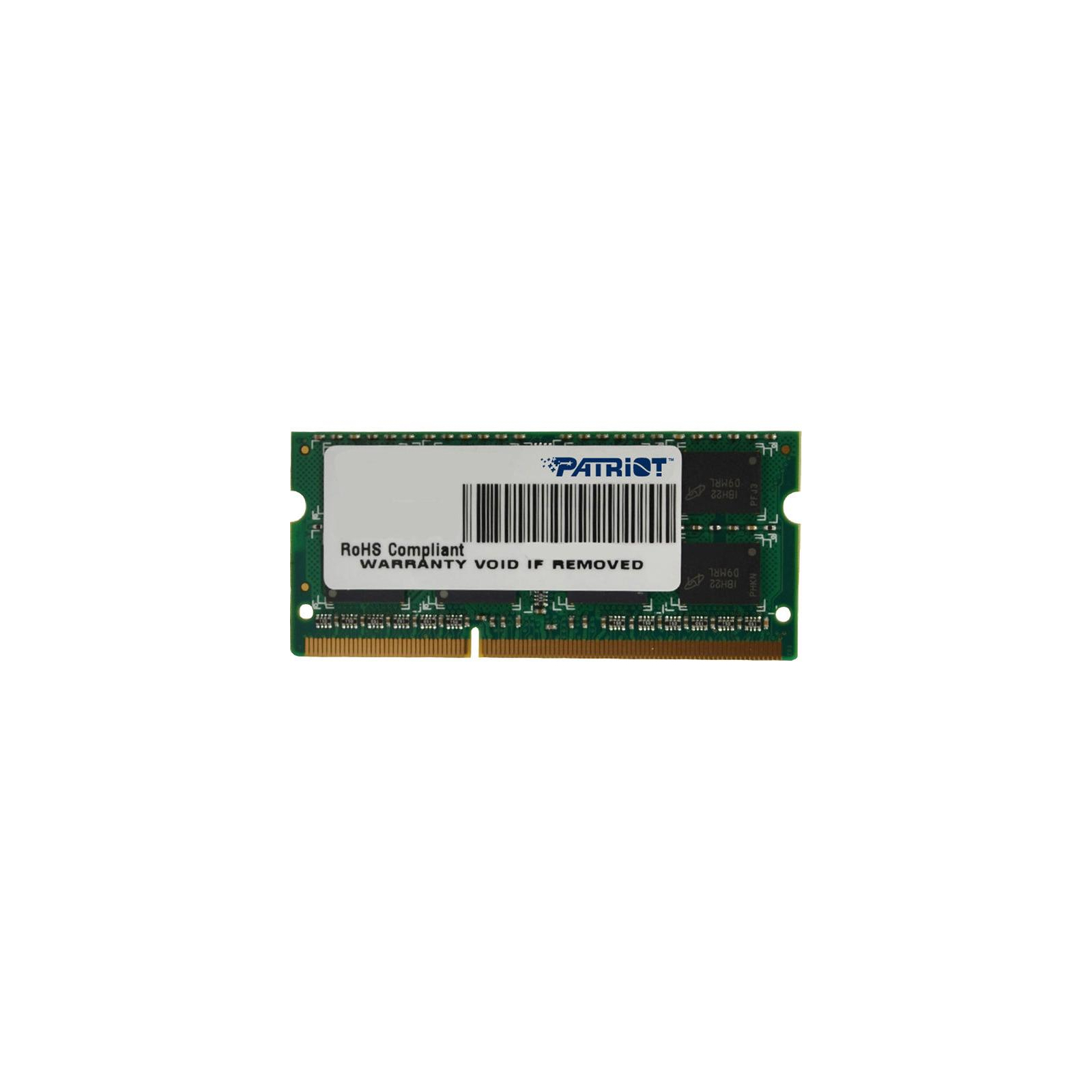 Модуль пам'яті для ноутбука SoDIMM DDR3 2GB 1333 MHz Patriot (PSD32G13332S)