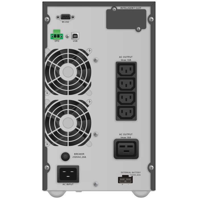Пристрій безперебійного живлення PowerWalker VFI 3000 TGB (10122100) зображення 2
