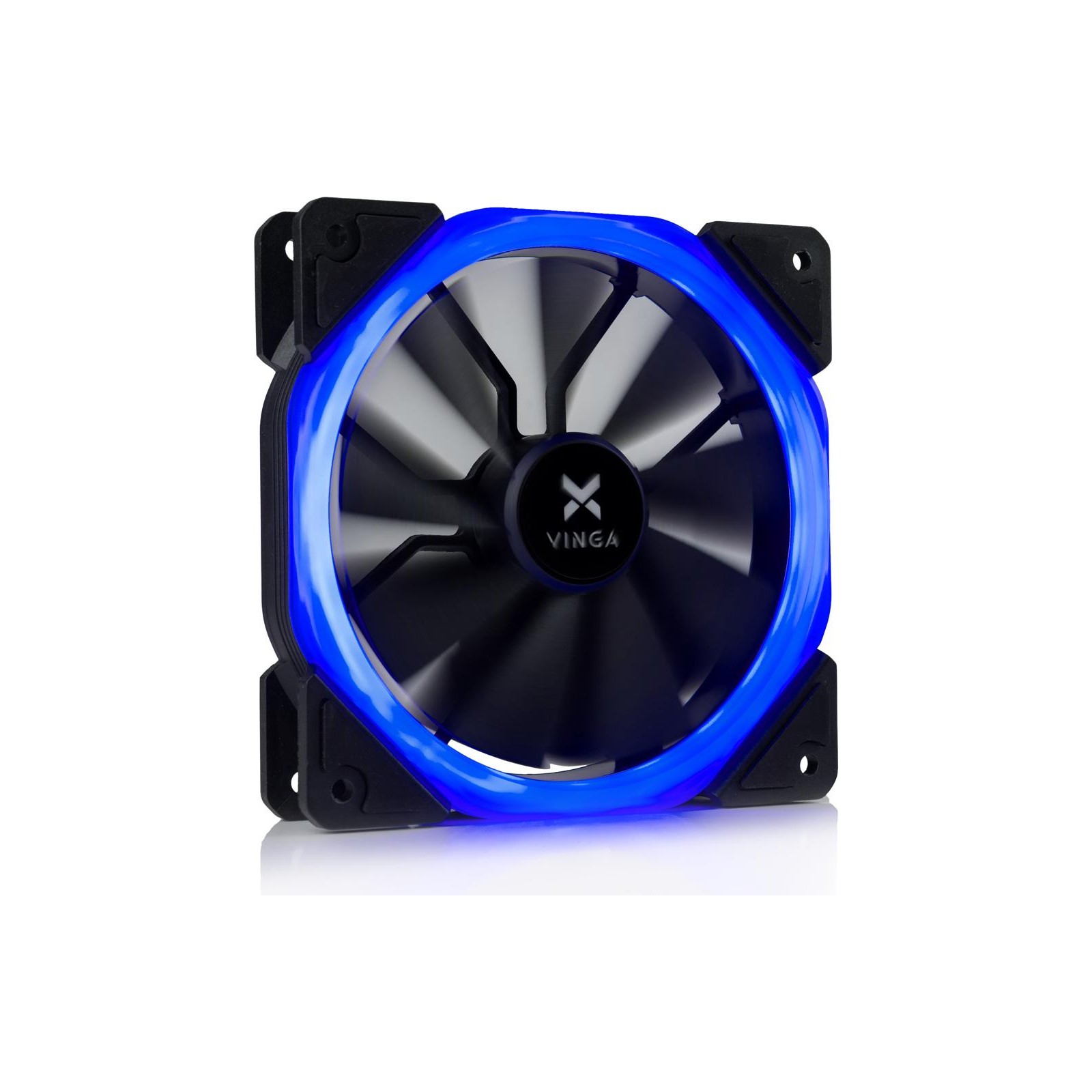 Кулер для корпуса Vinga LED fan-01 blue