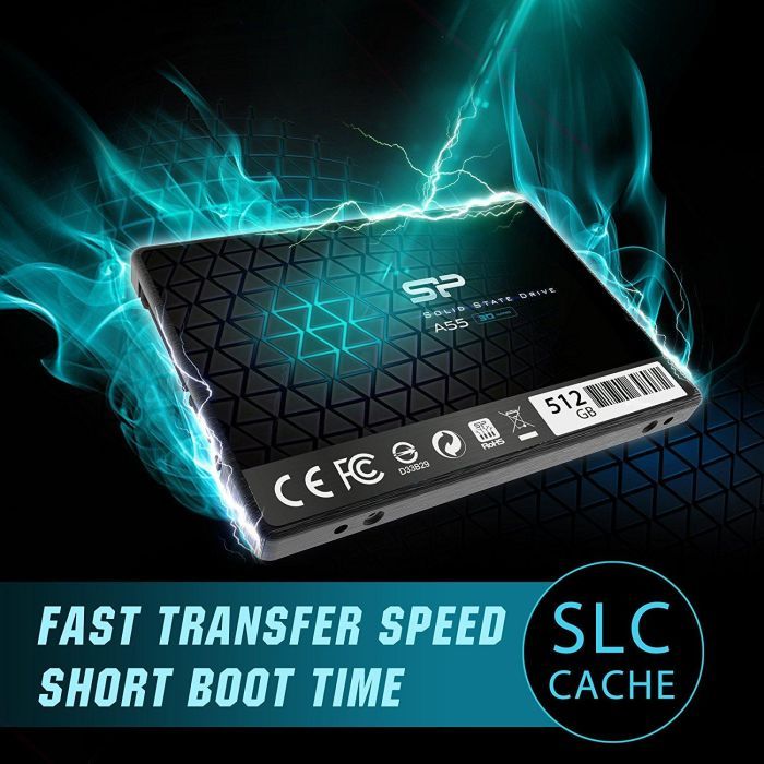 Накопитель SSD 2.5" 128GB Silicon Power (SP128GBSS3A55S25) изображение 4
