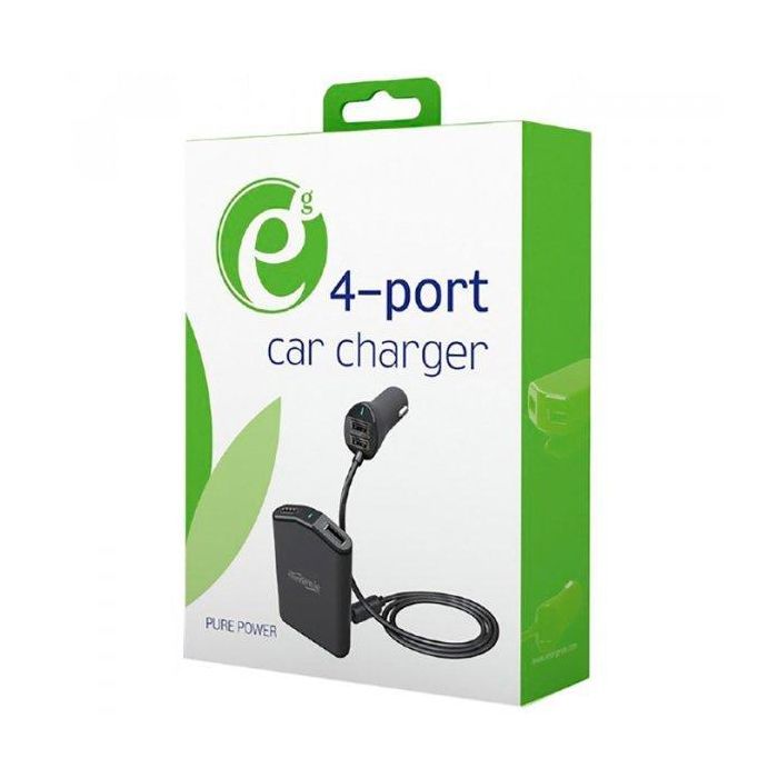 Зарядное устройство EnerGenie car 4xUSB 9.6 А (EG-4U-CAR-01) изображение 4