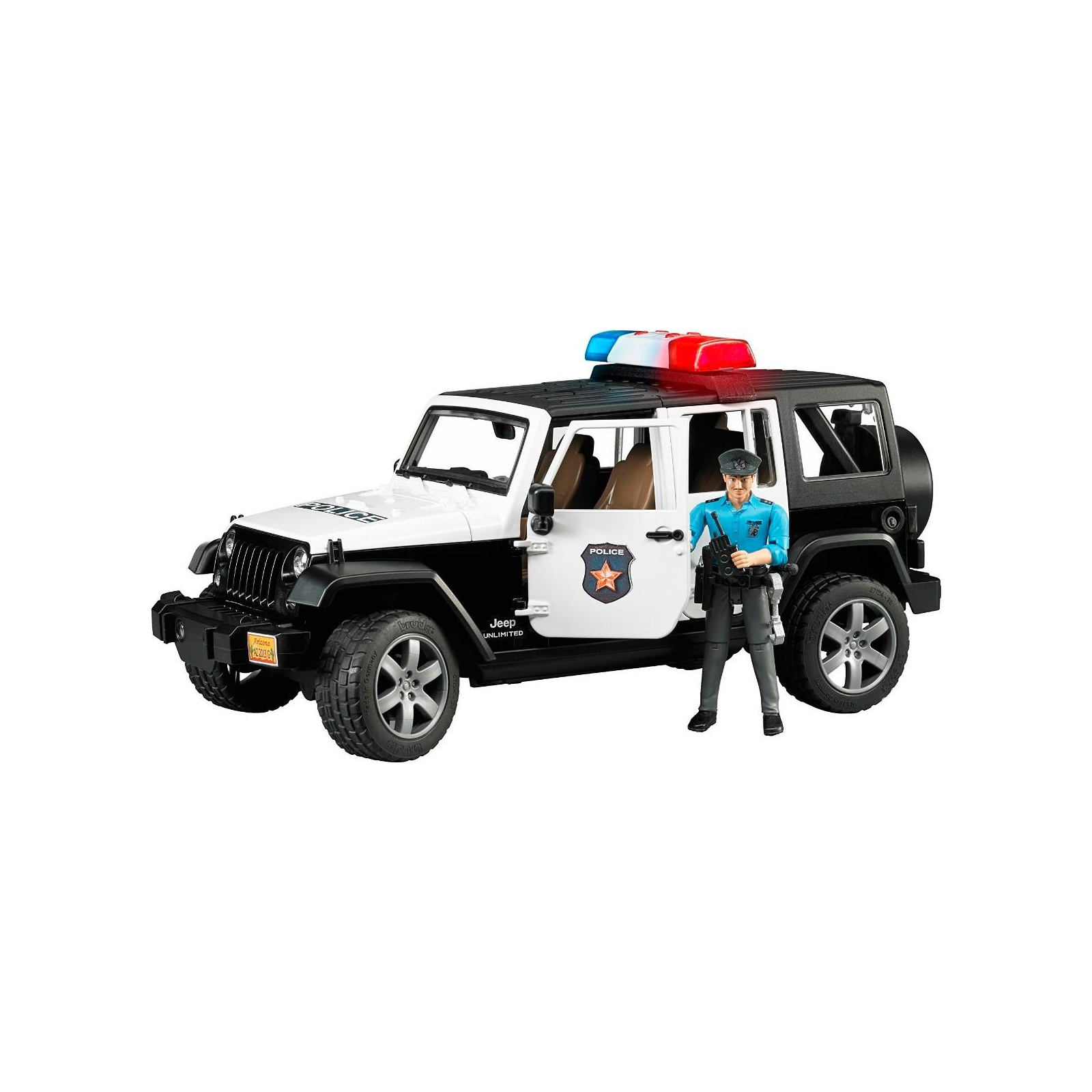 Спецтехніка Bruder Джип Wrangler Unlimited Rubicon Police (02526)