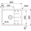 Мойка кухонная Franke BASIS BFG 611-62 (114.0272.595) изображение 2