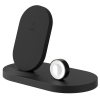 Зарядное устройство Belkin Qi Wireless iWatch( 1A) + iPhone (7.5W) + USB A 5W/1A , Bk (F8J235VFBLK)