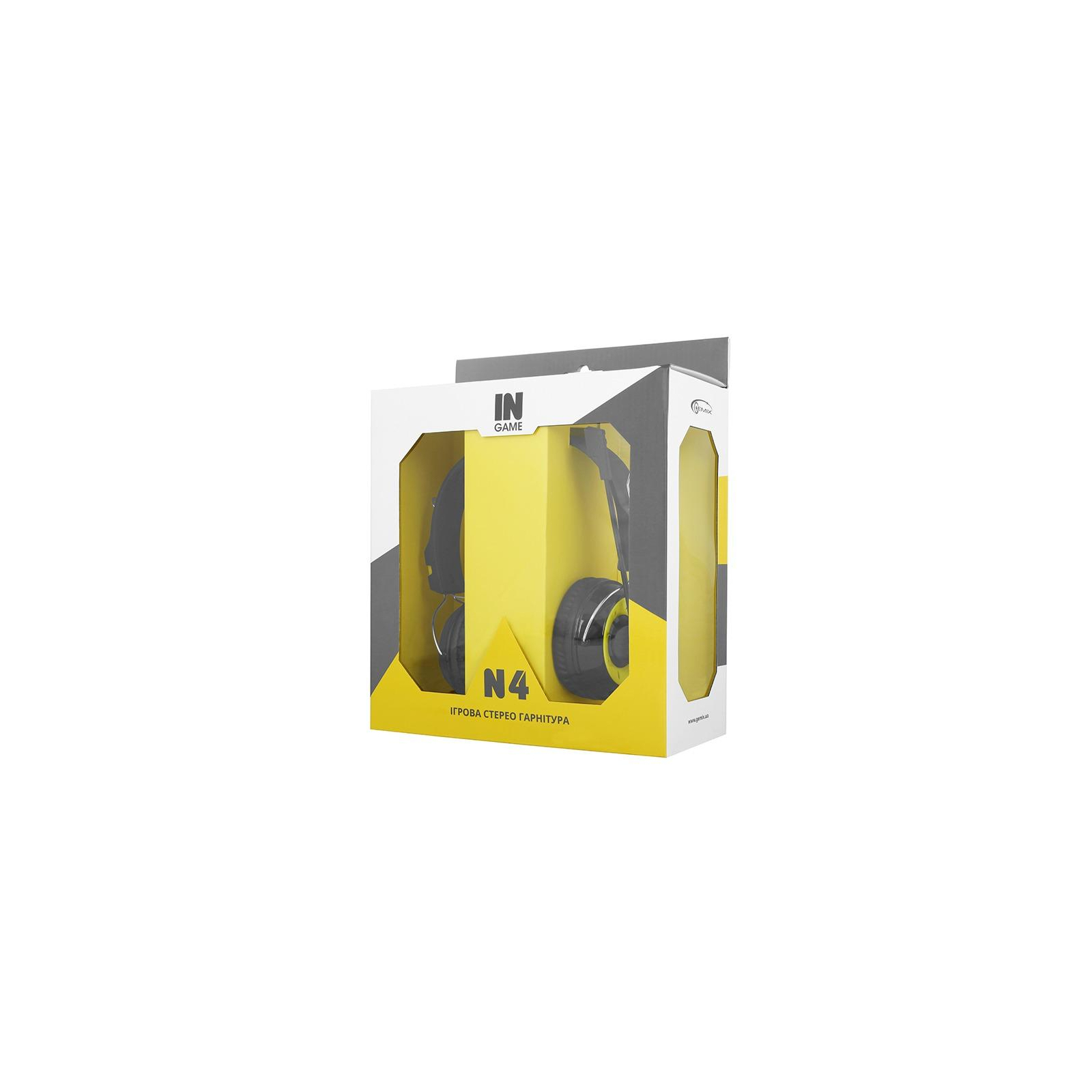 Навушники Gemix N4 Black-Yellow Gaming зображення 5