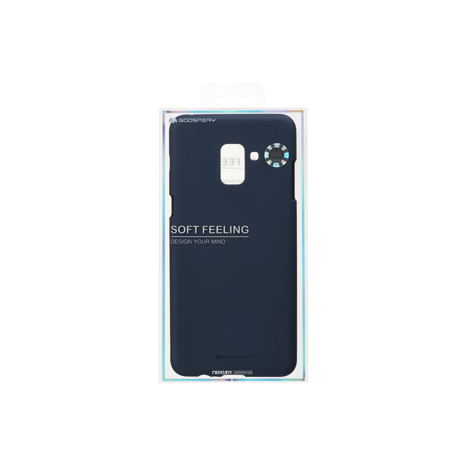 Чохол до мобільного телефона Goospery Samsung Galaxy A8+ (A730) SF Jelly Midnight Blue (8809550413566) зображення 3