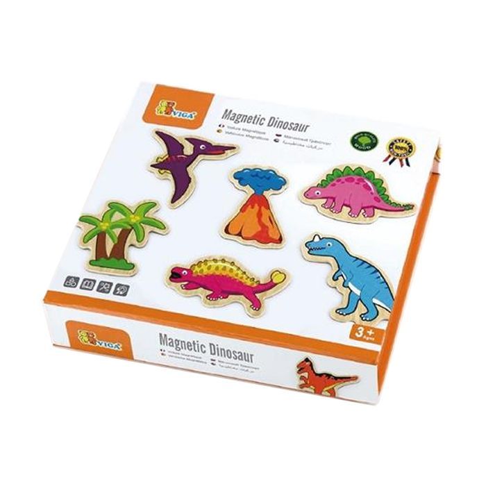 Развивающая игрушка Viga Toys Динозавры 20 шт, магнитные фигурки (50289)
