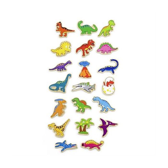 Развивающая игрушка Viga Toys Динозавры 20 шт, магнитные фигурки (50289) изображение 2