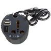 Автомобильный инвертор Porto 12V/220V 150W, USB, ионизатор, Black (MNY-150B) изображение 3