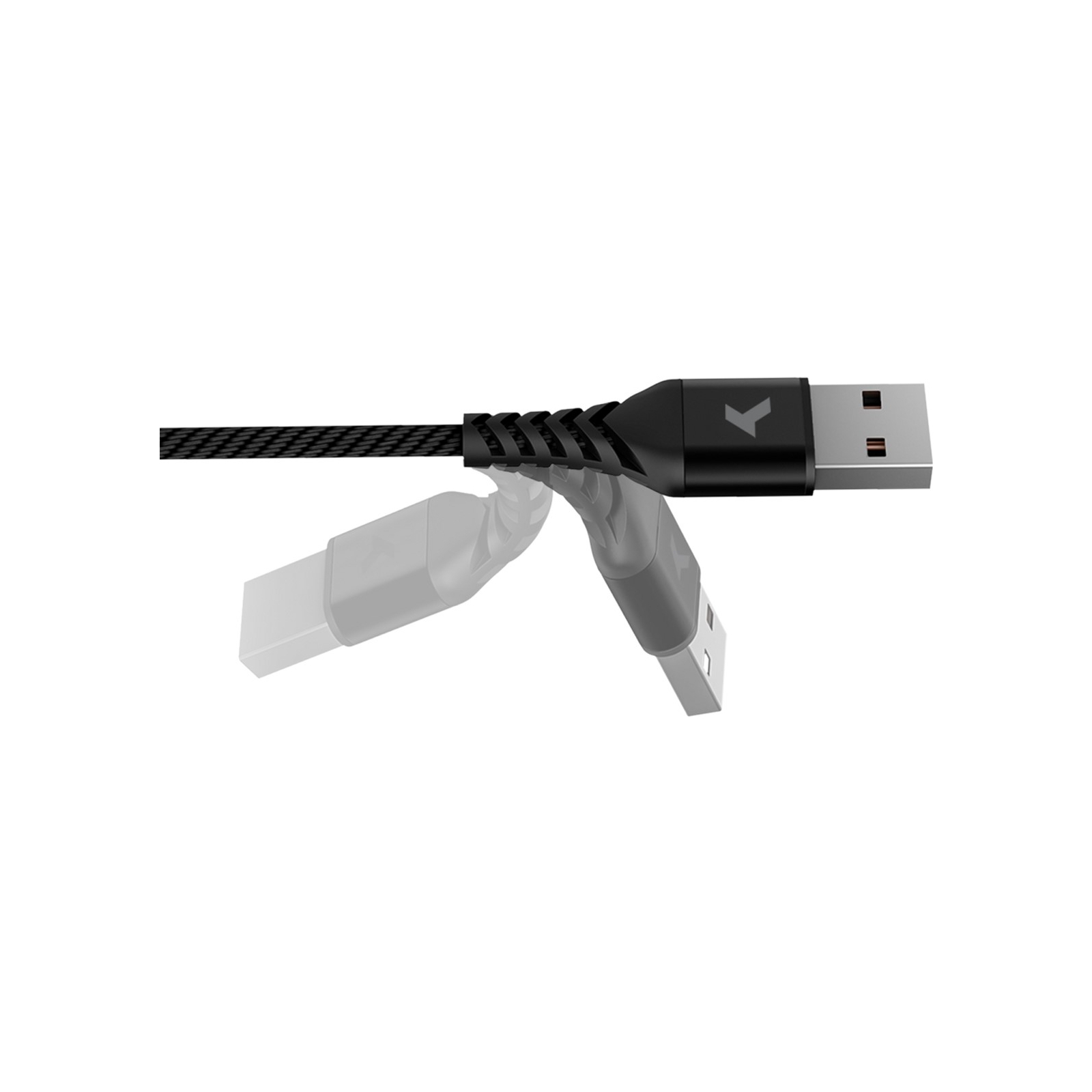 Дата кабель USB 2.0 AM to Micro 5P 1.0m Flex Black Pixus (4897058530896) изображение 3