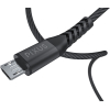 Дата кабель USB 2.0 AM to Micro 5P 1.0m Flex Black Pixus (4897058530896) изображение 5