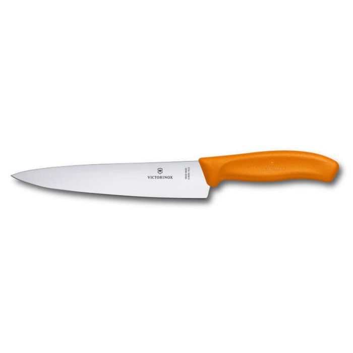 Кухонный нож Victorinox SwissClassic поварской 19 см, оранжевый (6.8006.19L9B)